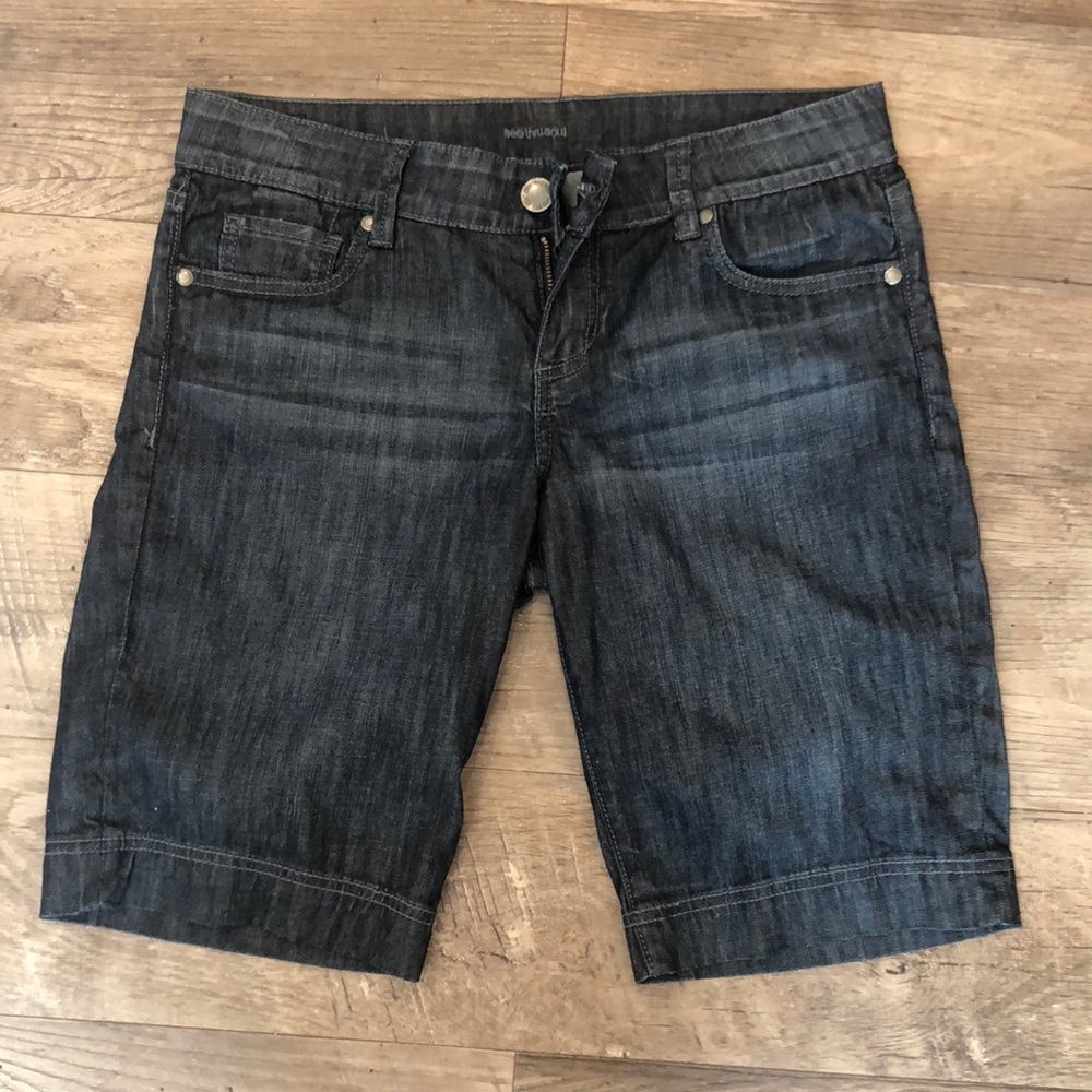 See Thru Soul Bermuda Shorts